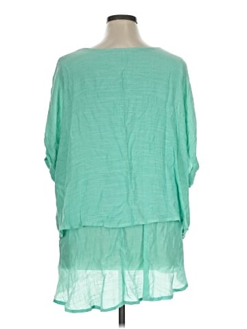 Umgee Short Sleeve Blouse (view 2)