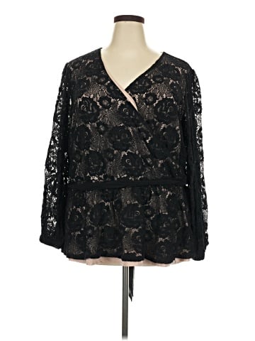 City Chic Long Sleeve Blouse (view 1)