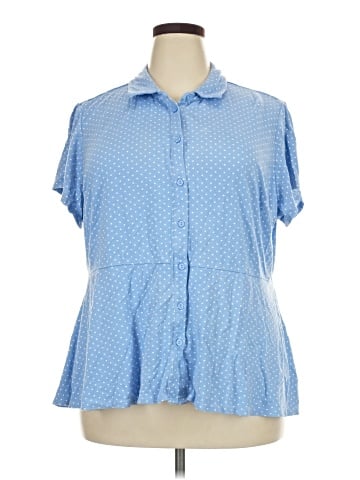Isaac Mizrahi LIVE! Short Sleeve Blouse (view 1)