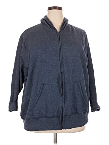 Just My Size Zip Up Hoodie (view 1)