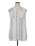 Merona Gray Sleeveless Button-Down Shirt Size XL - photo 1