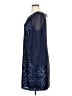 Connected Apparel Stars Blue Cocktail Dress Size 16 - photo 5