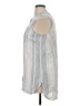 Merona Gray Sleeveless Button-Down Shirt Size XL - photo 5