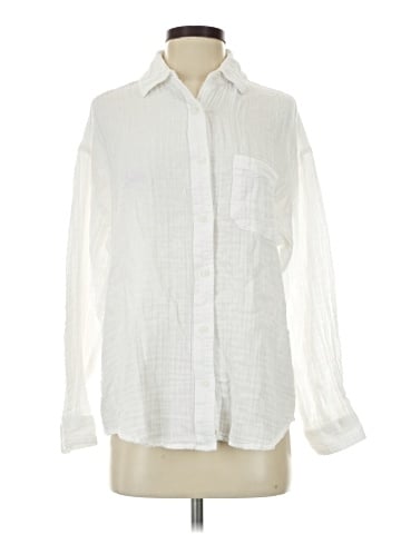 Aeropostale Long Sleeve Button-Down Shirt (view 1)