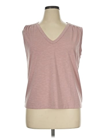 Evereve Sleeveless T-Shirt (view 1)