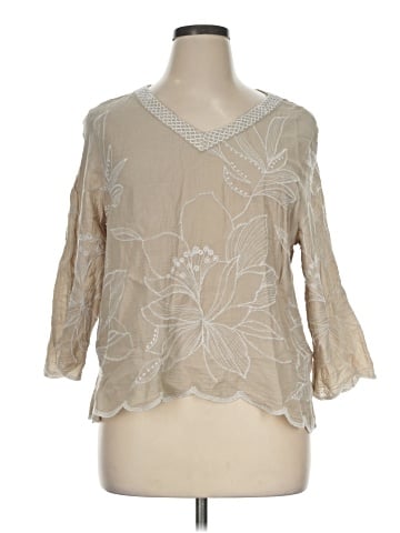 Alfred Dunner 3/4 Sleeve Blouse (view 1)