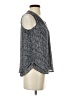 Ann Taylor 100% Polyester Gray Sleeveless Blouse Size XXS (petite) - photo 4