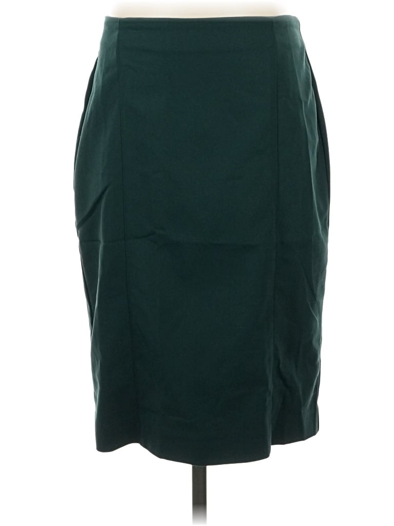 Pre-owned Van Heusen Formal Skirt In Green