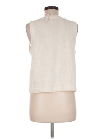 Madewell Pointelle Single-Button Vest (view 2)