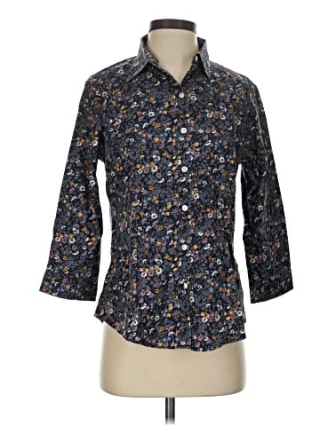 L.L.Bean 3/4 Sleeve Button-Down Shirt (view 1)