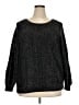 MICHAEL Michael Kors Metallic Black Pullover Sweater Size 2X - photo 1