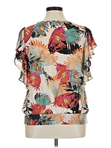 Black Rainn Short Sleeve Blouse (view 2)