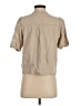 Zara Tan Short Sleeve Blouse Size S - photo 2