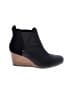 TOMS Black Wedges Size 7 1/2 - photo 1