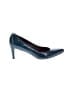 Stuart Weitzman 100% Leather Blue Heels Size 7 - photo 1