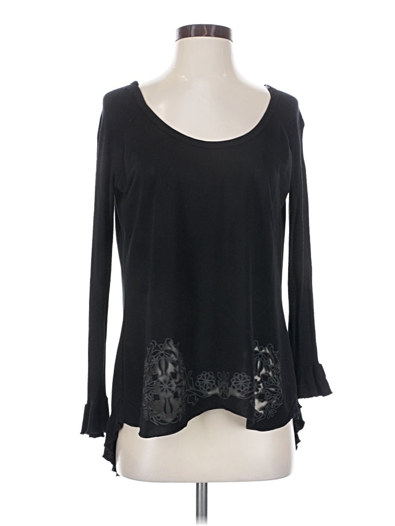 Pre-owned Desigual Long Sleeve T-shirt In Black