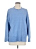 Stradivarius Solid Blue Pullover Sweater Size M - photo 1