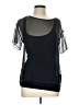 Bailey 44 Black Short Sleeve Top Size L - photo 1