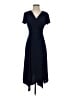 Perceptions Solid Blue Cocktail Dress Size S - photo 1