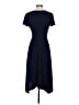 Perceptions Solid Blue Cocktail Dress Size S - photo 2