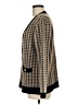 Tahari Houndstooth Brown Cardigan Size M - photo 5