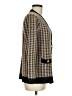Tahari Houndstooth Brown Cardigan Size M - photo 4