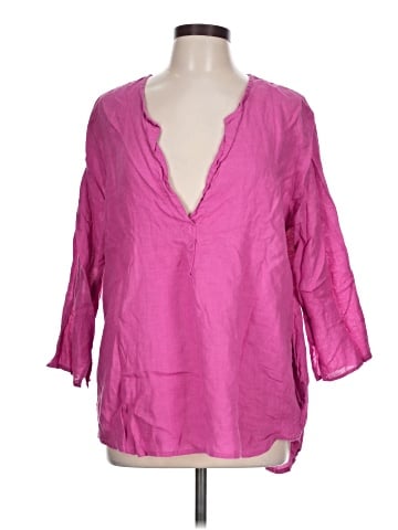 CP Shades 3/4 Sleeve Blouse (view 1)