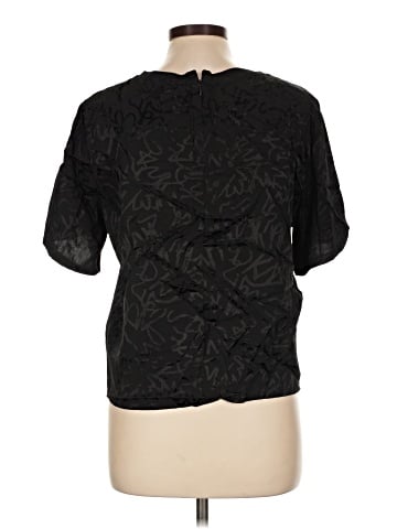 DKNY Short Sleeve Blouse (view 2)