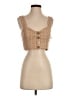 ASOS 100% Polyester Tan Sleeveless Top Size 4 - photo 1
