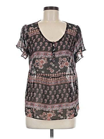 Maurices Short Sleeve Blouse (view 1)