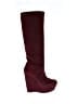 Stuart Weitzman Burgundy Boots Size 8 1/2 - photo 1