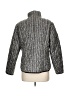 Lands' End 100% Polyester Chevron-herringbone Silver Jacket Size L (petite) - photo 2