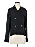 Theory 100% Recycled Polyester Solid Black Long Sleeve Blouse Size P (petite) - photo 1