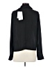 Theory 100% Recycled Polyester Solid Black Long Sleeve Blouse Size P (petite) - photo 2