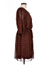 En Focus Studio 100% Polyester Print Brown Casual Dress Size 12 - photo 4