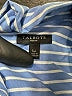 Talbots 100% Cotton Stripes Blue Long Sleeve Button-Down Shirt Size Lg Petite - photo 7