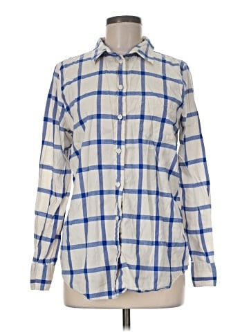 J.Crew Factory Store Long Sleeve Button-Down Shirt (view 1)