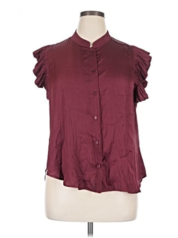 RACHEL Rachel Roy Short Sleeve Blouse (view 1)