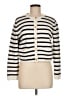 J.Crew 100% Cotton Stripes Ivory Cardigan Size M - photo 1