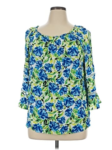 AGB 3/4 Sleeve Blouse (view 1)
