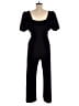 Nicole Miller Solid Black Jumpsuit Size 6 - photo 2