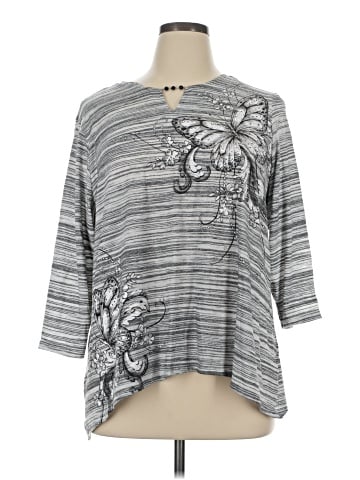 Alfred Dunner 3/4 Sleeve Top (view 1)