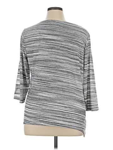 Alfred Dunner 3/4 Sleeve Top (view 2)