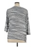 Alfred Dunner Gray 3/4 Sleeve Top Size 1X - photo 2