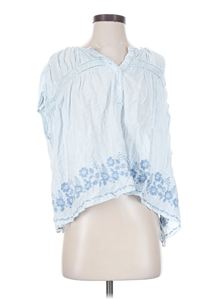 Pre-owned Max Studio Sleeveless Blouse In Blue