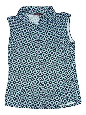 Peck & Peck Sleeveless Button-Down Shirt (view 2)
