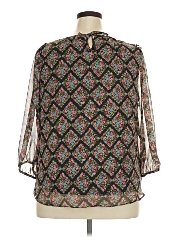 LC Lauren Conrad 3/4 Sleeve Blouse (view 2)