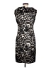 Connected Apparel Animal Print Black Cocktail Dress Size 10 - photo 2