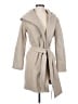 Zara 100% Polyester Solid Gray Coat Size S - photo 1