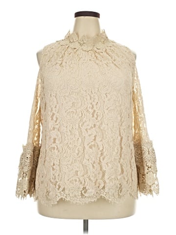 Roaman's 3/4 Sleeve Blouse (view 1)
